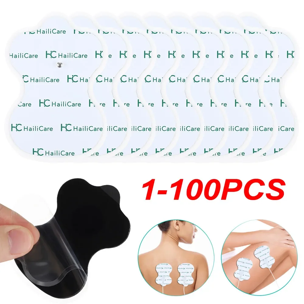 

Электроды Tens, подушечки, аксессуары для физиотерапии, EMS стимулятор мышц, самоклеящиеся сменные многоразовые массажные подушечки для тела