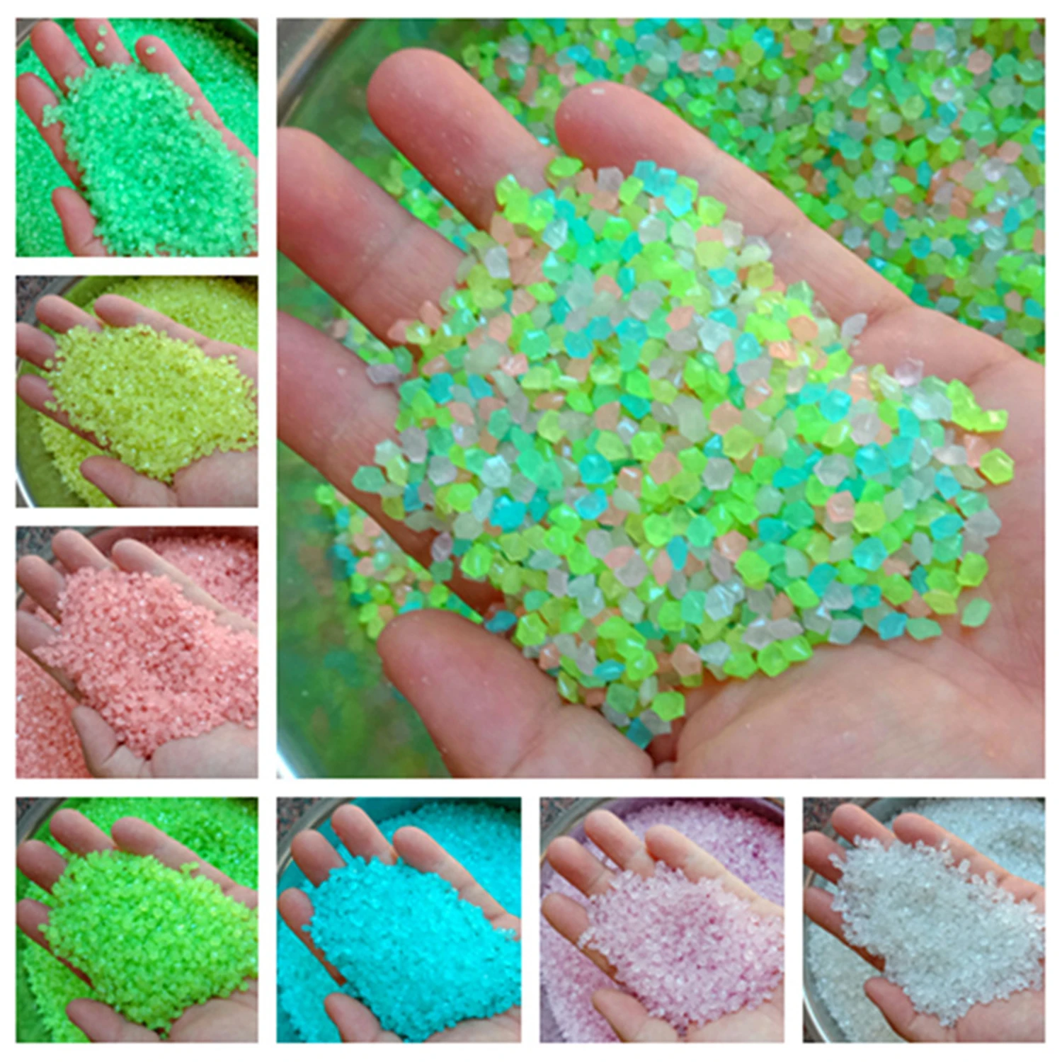 1000 ชิ้น ทรายเรืองแสงในที่มืด - Aquarium Marine Sand บทวิจารณ์และราคา