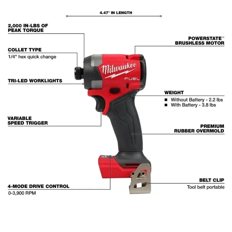 Milwaukee M18 FID3 FUEL™ 1/4