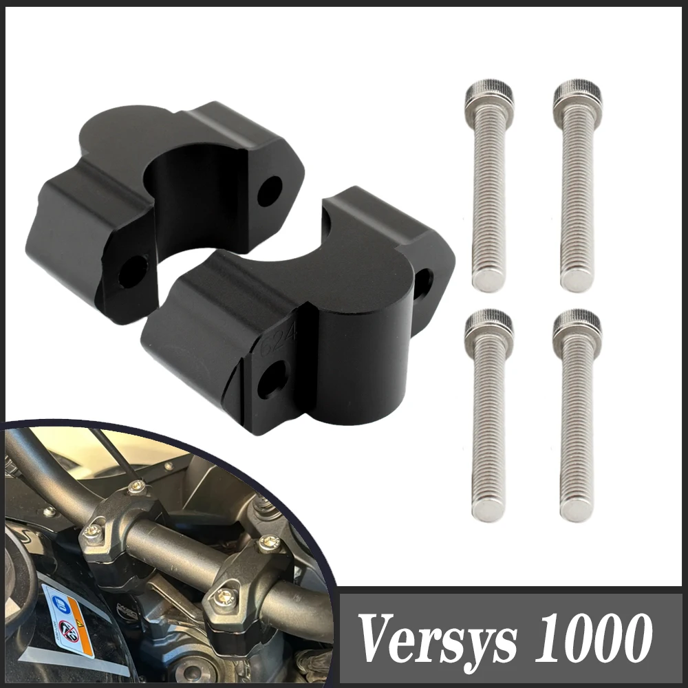 Per Kawasaki Versys 1000 2015 2016 2017 2018 2019 2020 2021 accessori moto manubrio Riser Move altezza Up 26MM staffa K