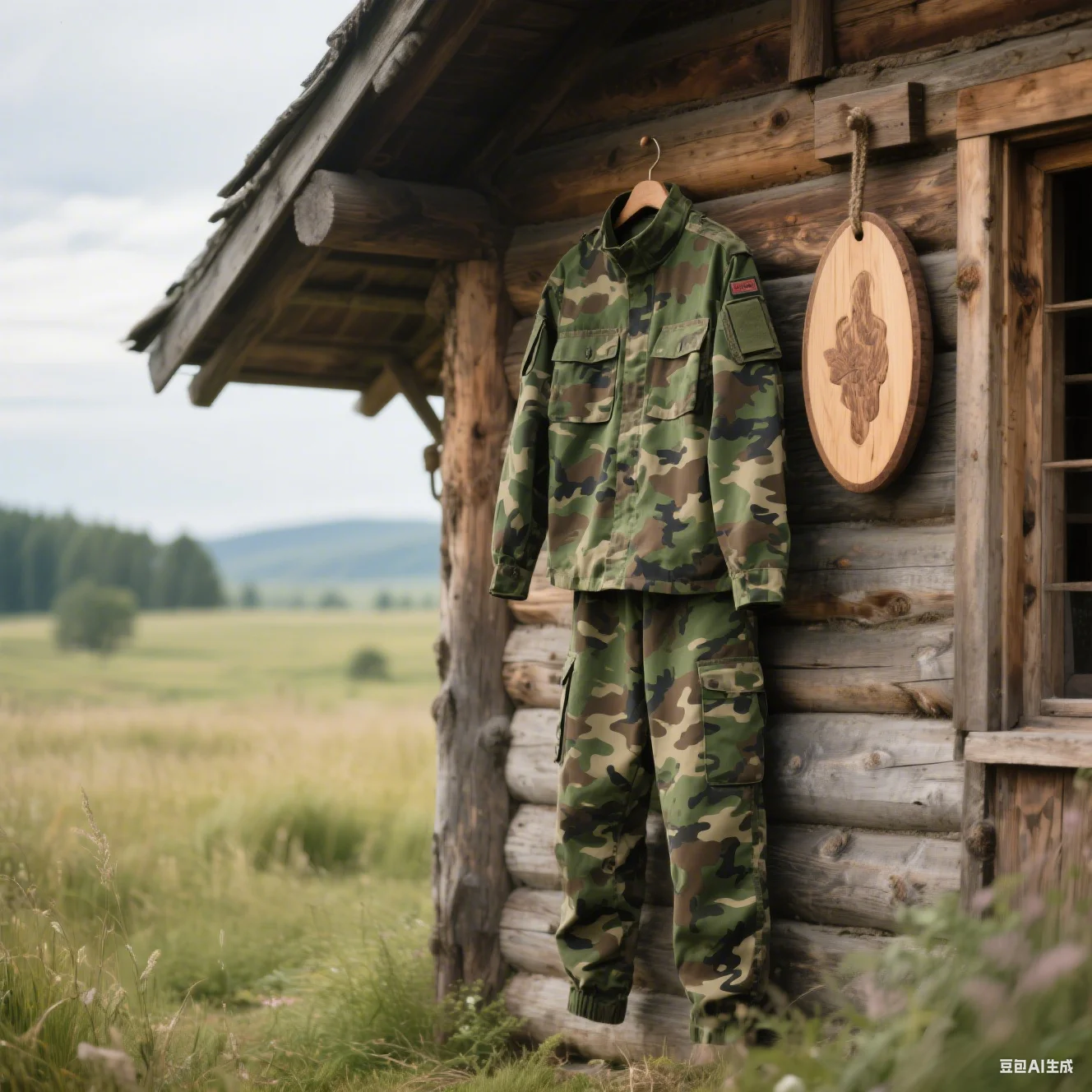 Tsjetsjeense special forces camouflage trainingsset, slijtvaste puur katoenen trainingsset