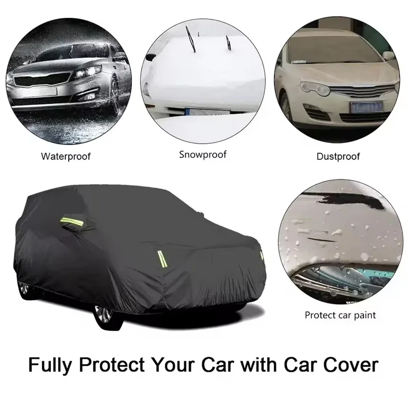 

1pcs Car Cover Outdoor Protection Full Cover Anti-deciduous bird droppings Sunshade Dustproof Protection Cover auto parts