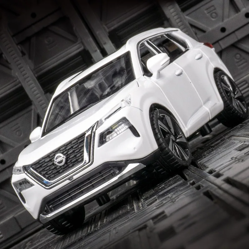 1:32 Nissan X-TRAIL SUV Alloy Car Model Diecast Metal Toy Off-road Vehicles Model Sound and Light Simulation Kids Birthday Gifts
