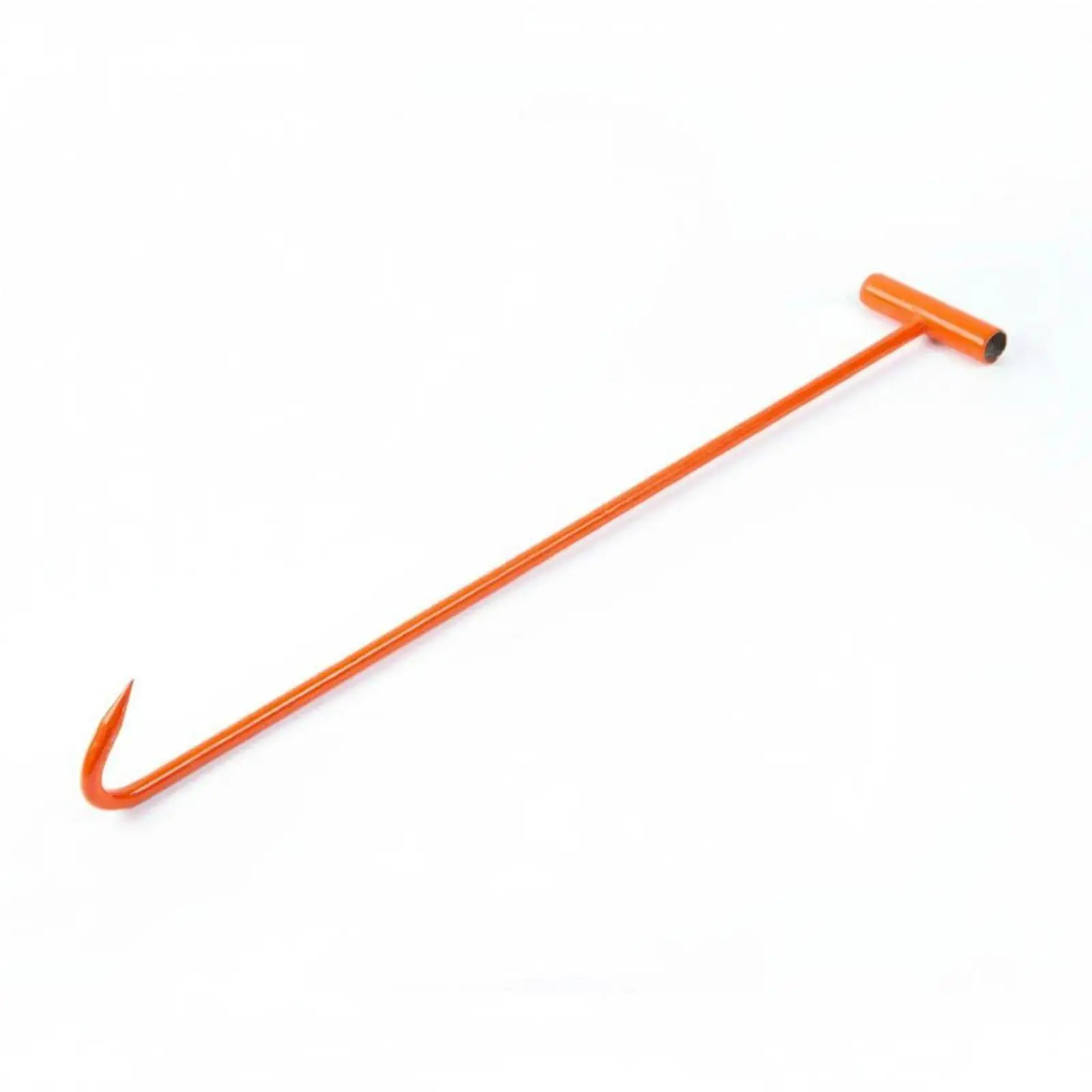 Manhole Cover Hook Steel T Handle Hook Heavy Duty Manhole Lifter for Maintenance, Construction Site, Warehouse