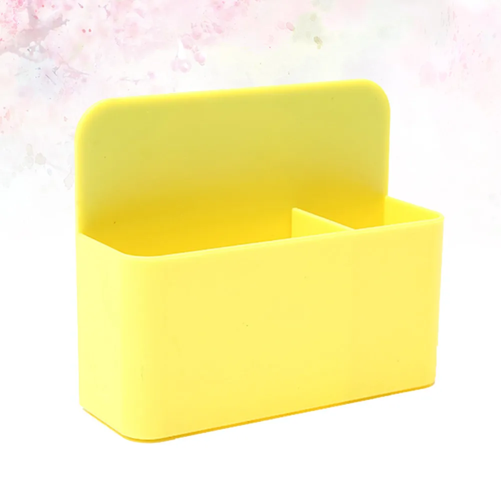 Fashionable Simple Design Pen Holder for Magnetic Whiteboards Desks Keeps Workspace Tidy Lemon Yellow Premium Stationery