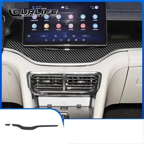 For BYD Seal U Sealion 6 Song Plus DMI 2024 Accessories New Car Carbon fiber Interior Decoration Cover Stickers Accessories - Image 7