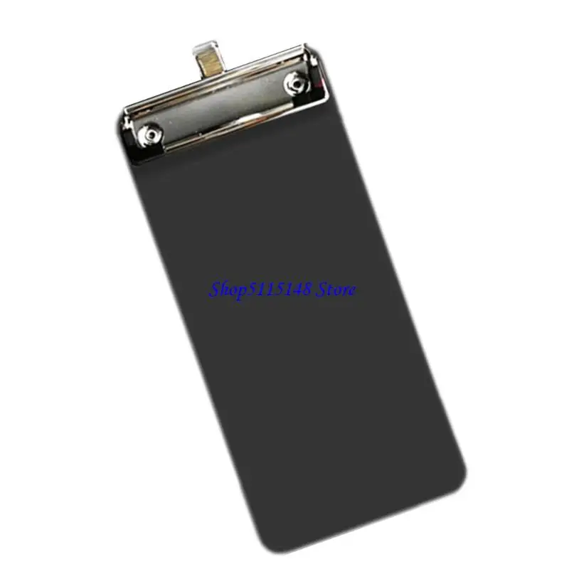 

F3MA Small Size Clipboard 10x22cm Clip Board Writing Board with Hanging Hook Metal Clip Writing Board for Office School