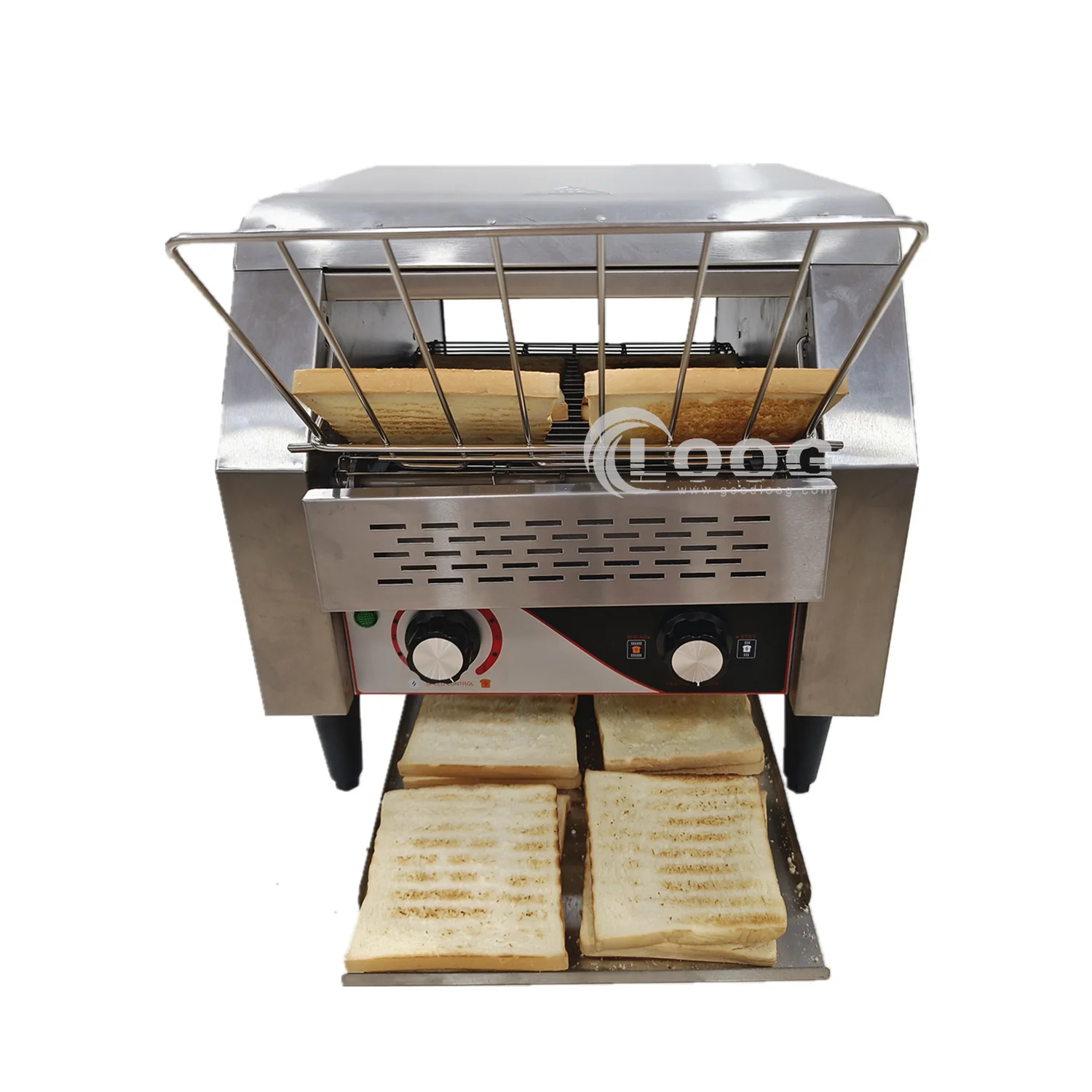 Equipo de cocina para Hotel, parrilla para sándwich de alta resistencia, tostadora para pan, 110V, 220V, transportador comercial eléctrico, precio