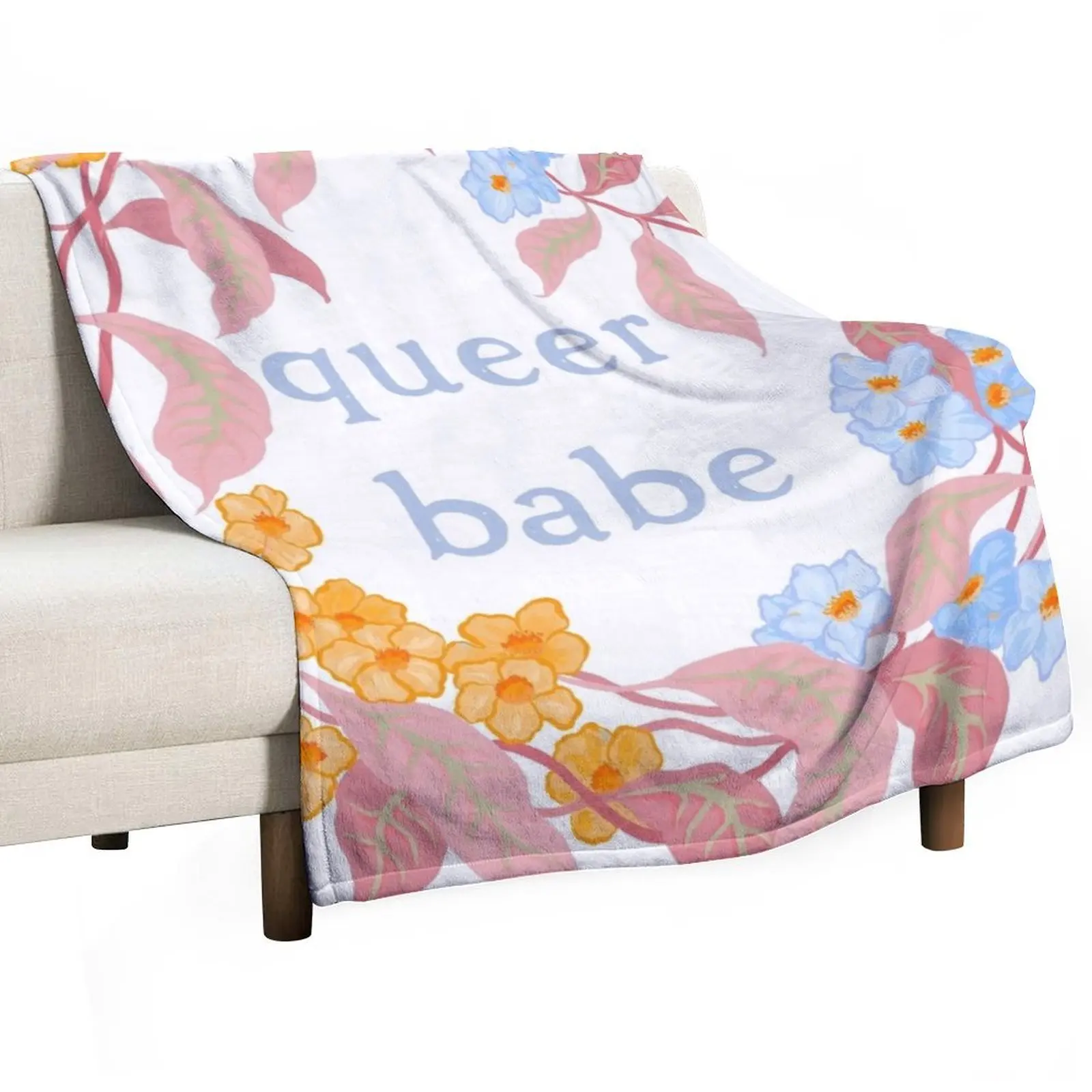 

Queer Babe Throw Blanket christmas gifts Stuffeds for babies Blankets