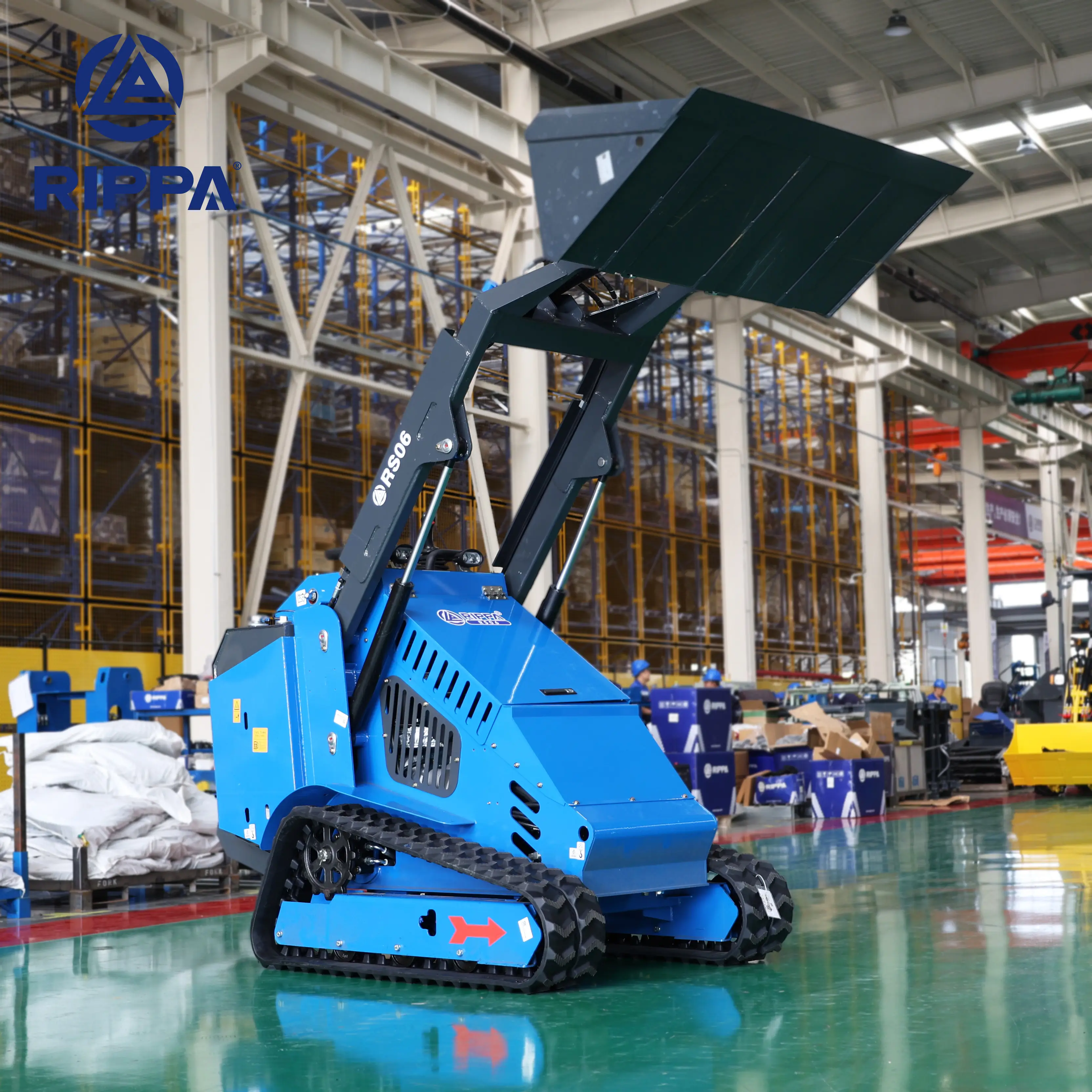 Factory Remote Control Mini Snow Thrower Blower Snowplow Skid Steer Loader Snow Sweeper view 3