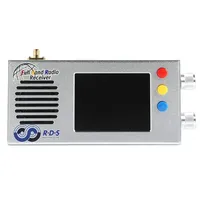 V1.15 TEF6686 Full Band FM/MW/Short Wave HF/LW Radio Receiver+3.2inch LCD+5000MAH Battery+Metal Case +Speaker+ Antenna