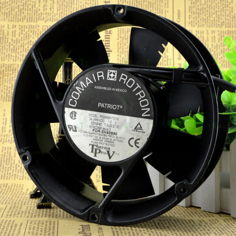 

H COMAIR ROTRON PQ24S6HTDNX 24V 1.0A 17251 3-wire metal double ball cooling fan