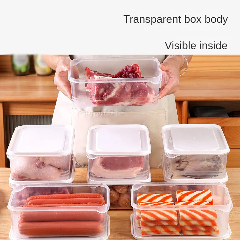 

Контейнер для хранения мяса в холодильнике, контейнер для сохранения свежести, композитные органайзеры, контейнеры для хранения пищевых продуктов, подходящие для использования на открытом воздухе