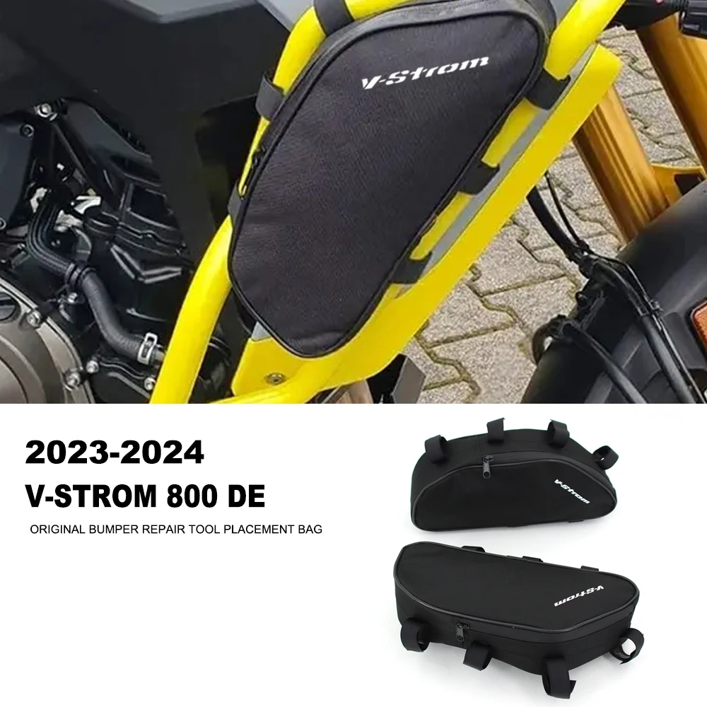 

Для Suzuki V-Strom 800 DE 2023-2024 мотоциклетный оригинальный инструмент для ремонта бампера, сумка для размещения рамы, водонепроницаемая сумка
