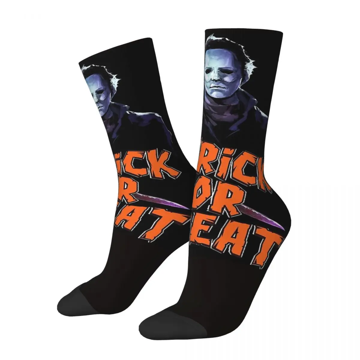 

Michael Myers Trick Or Treat cosy Unisex Socks Hip Hop Interesting Four Seasons Socks