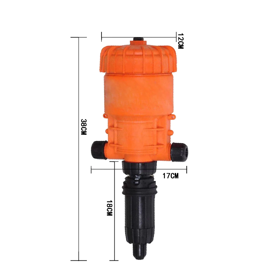 YYHC-0.2-2% Injetor de dosagem de fertilizante proporcional acionado por água Sistema de água para aves Bomba dosadora de líquido inteligente automática