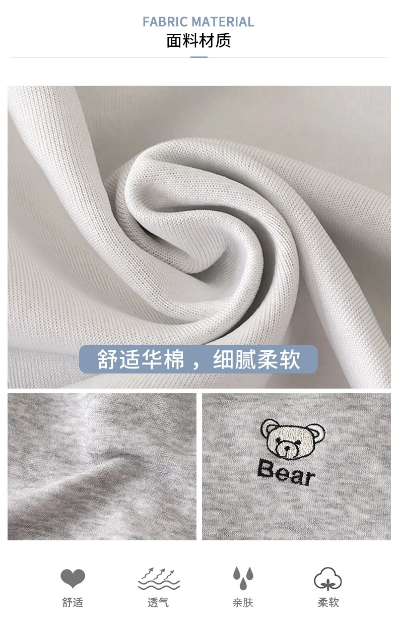 Kinderbekleidung Hoodie-Sets 2026 Neue Herbstkollektion Baby Jungen Mädchen Cartoon-Bären-Druck Kapuzenjacke+Hose 2-teiliger Freizeitanzug für Kinder – Detail 4