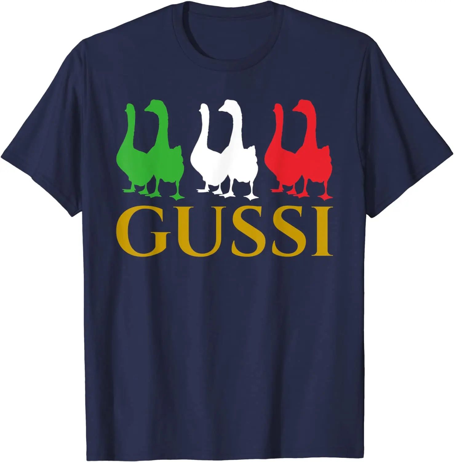 Gussi Russia Russian Geese Saying T Shirt New 100% Cotton Short Sleeve O-Neck T-shirt Casual Mens Top