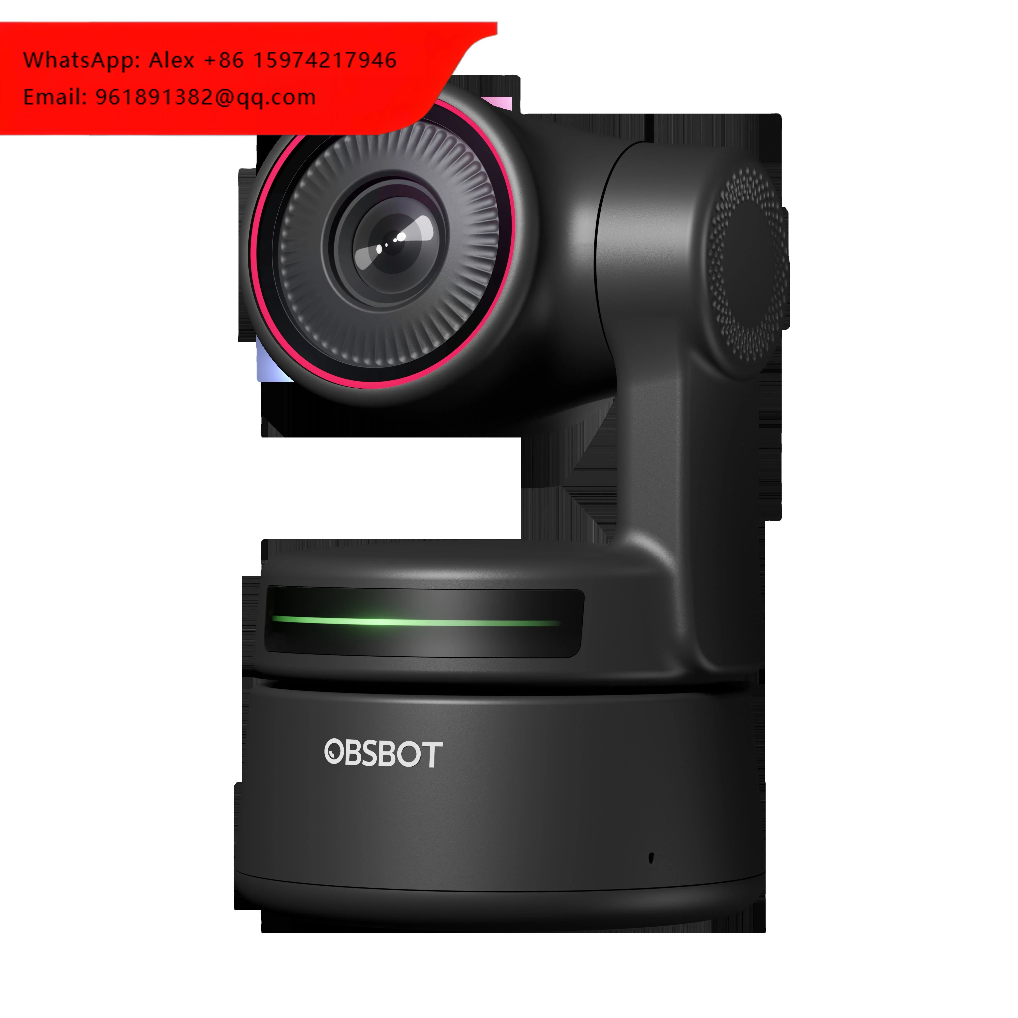 

Obsbot Tiny 4K AI Tracking PTZ Webcam With Gesture & Voice Control For Live Streaming Video Conferencing & Content Creation