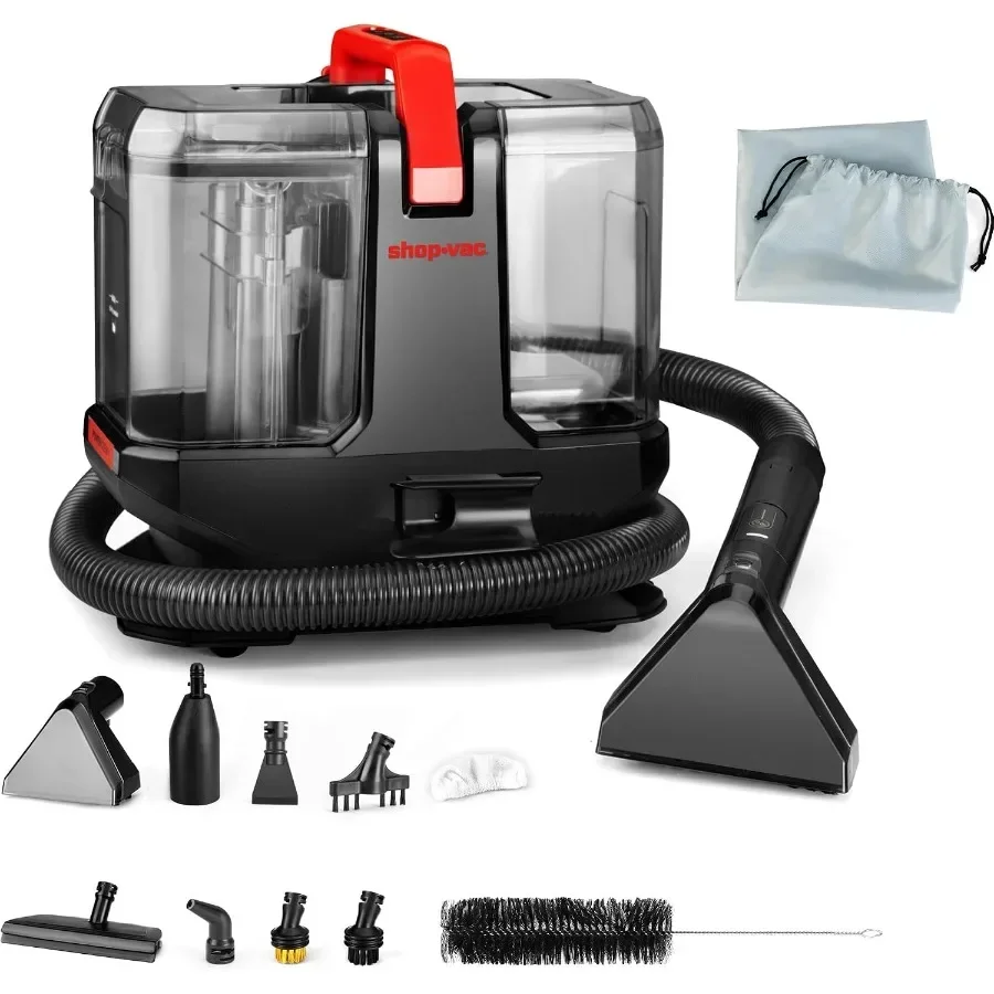 Portable Carpet Cleaner Machine with Steam and Heating, Multi-Purpose Deep Cleaning Machine for Carpet, Sofa, Upholstery with Full Accessory Kit