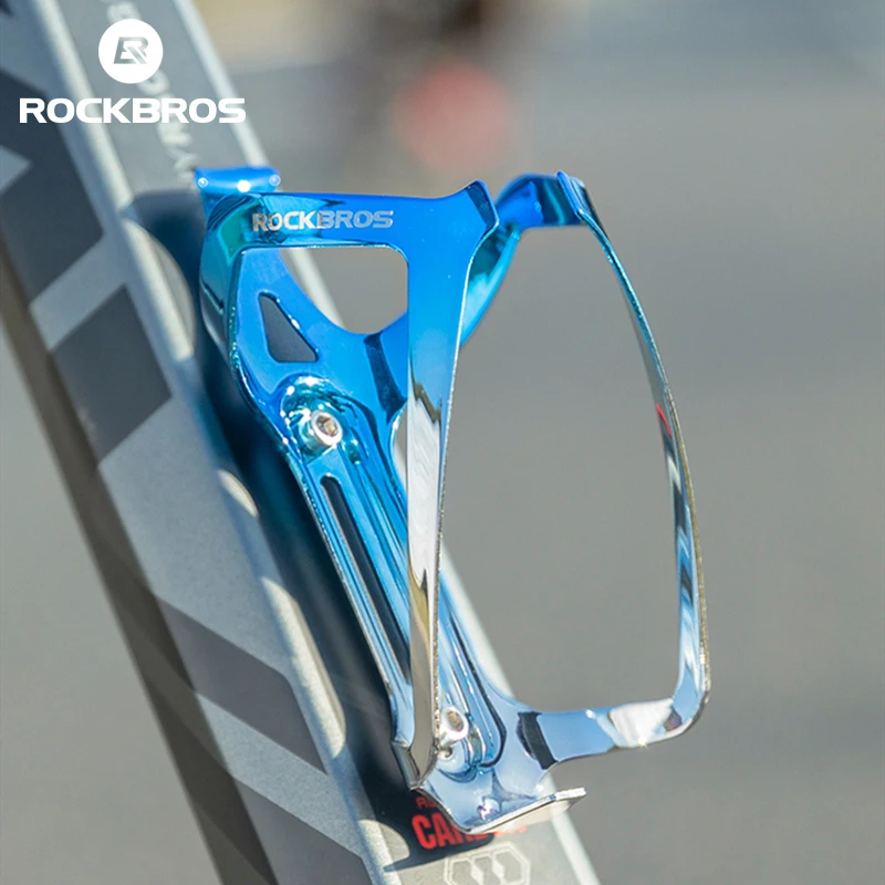 ROCKBROS Suporte De Garrafa De Bicicleta MTB Road Bike Gaiola De Garrafa De Água Montagem De Liga De Alumínio Gradiente Stronge Suporte De Garrafa Resistente