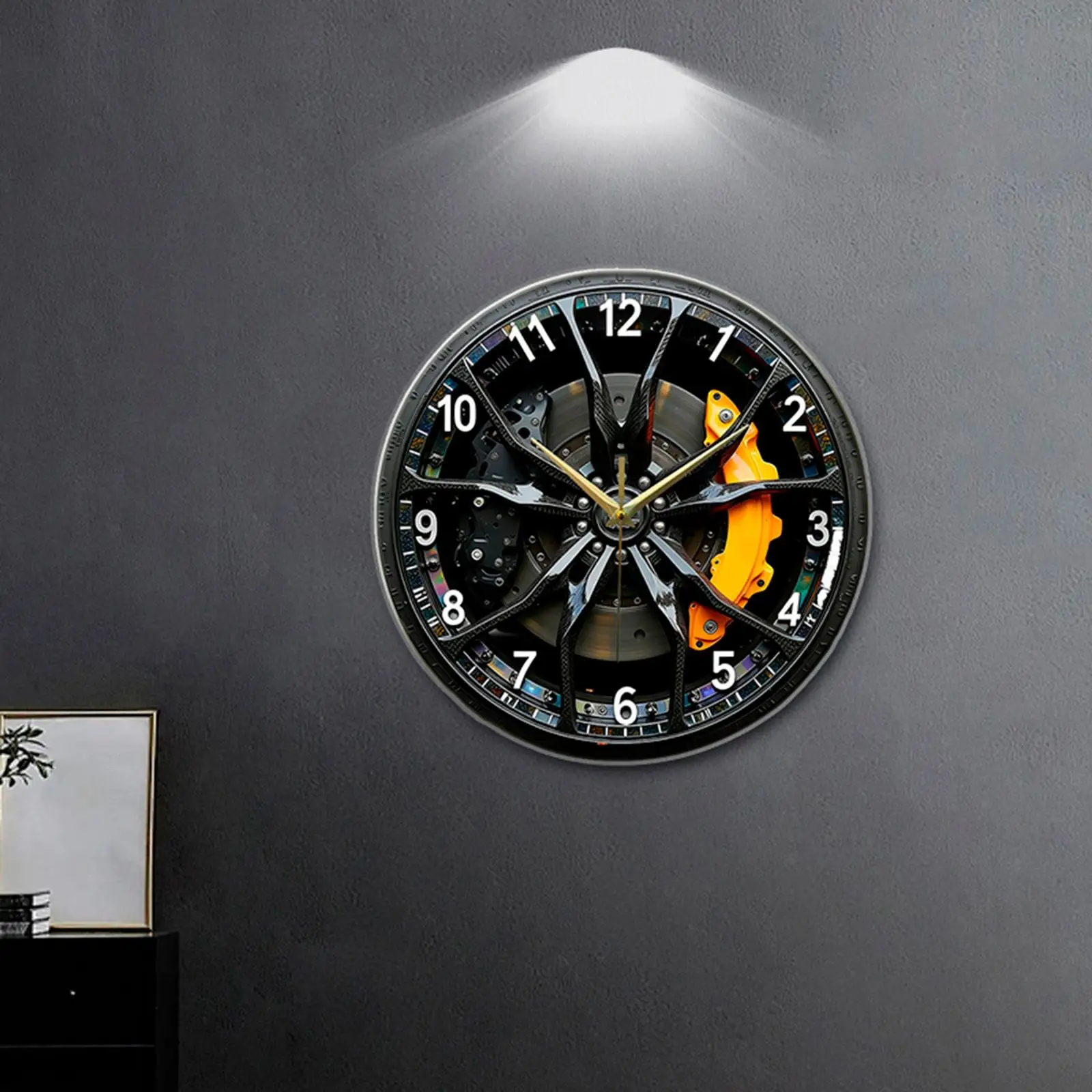 Wall Clock Easy Read Gifts Hanging Clock for Classroom Bathroom Farmhouse