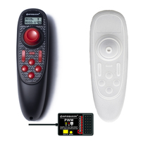 ApisQueen A300 2.4 GHz 6-Channel Not Waterproof Remote Control With Receiver and Silicone Waterproof Case for RC Boats