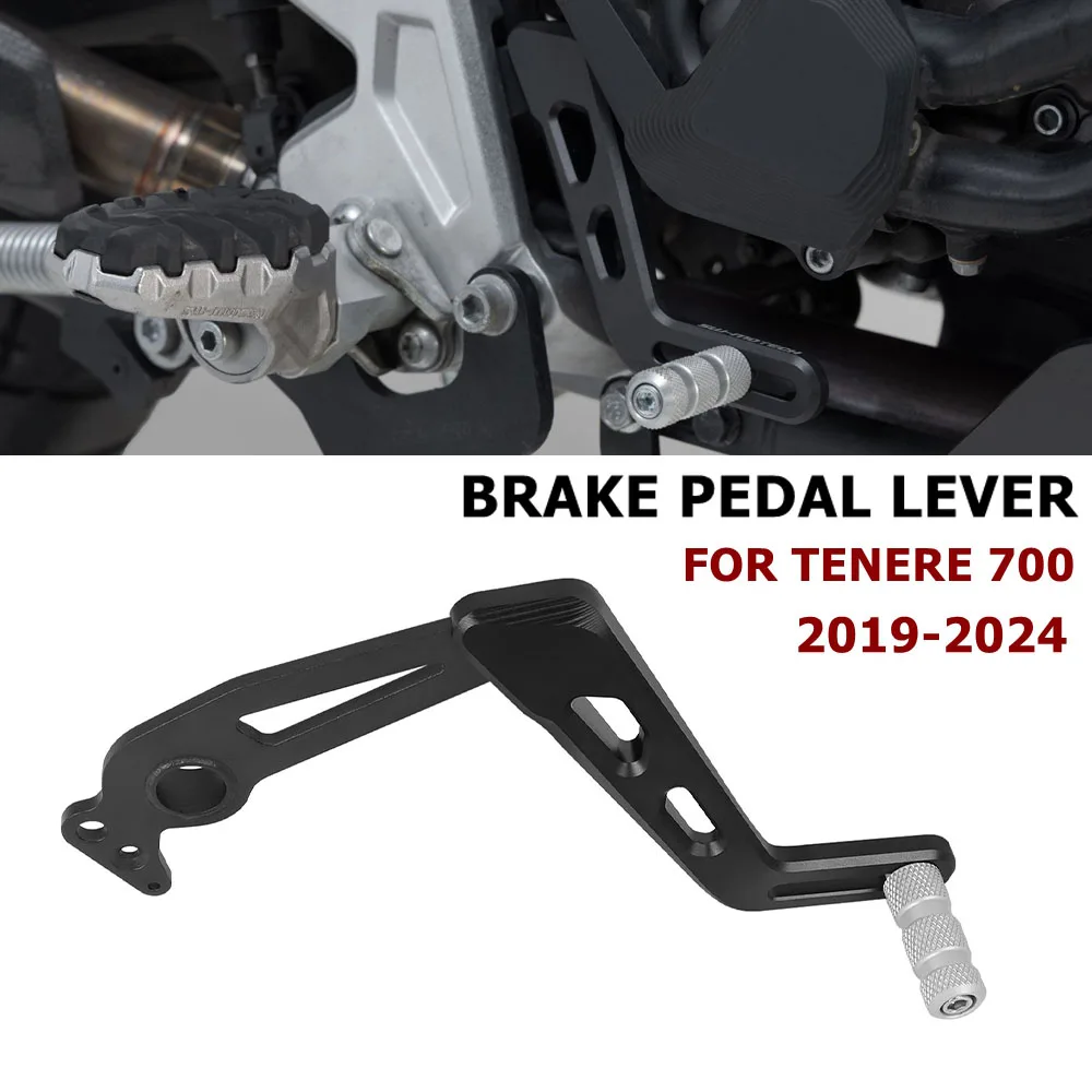 

For Yamaha TENERE 700 Tenere700 XTZ690 2019-2024 Motorcycle Adjustable Rear Footpegs Footrest Foot Brake Pedal Lever Accessories