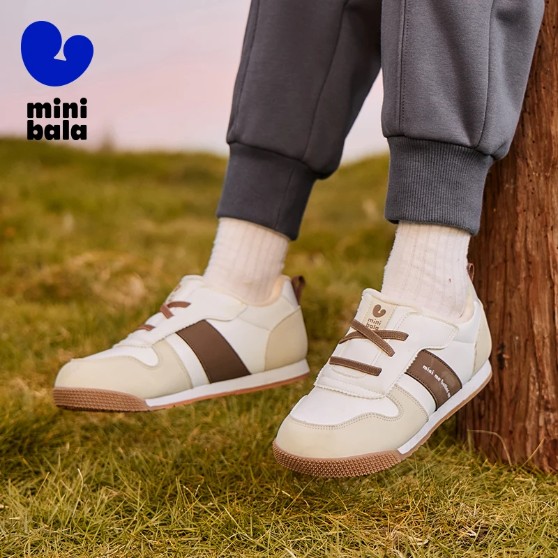 حذاء مشي ميني بالا للأطفال شتوي جديد مقاوم للانزلاق وخفيف الوزن مبطن بالقطيفة للمبتدئين #4