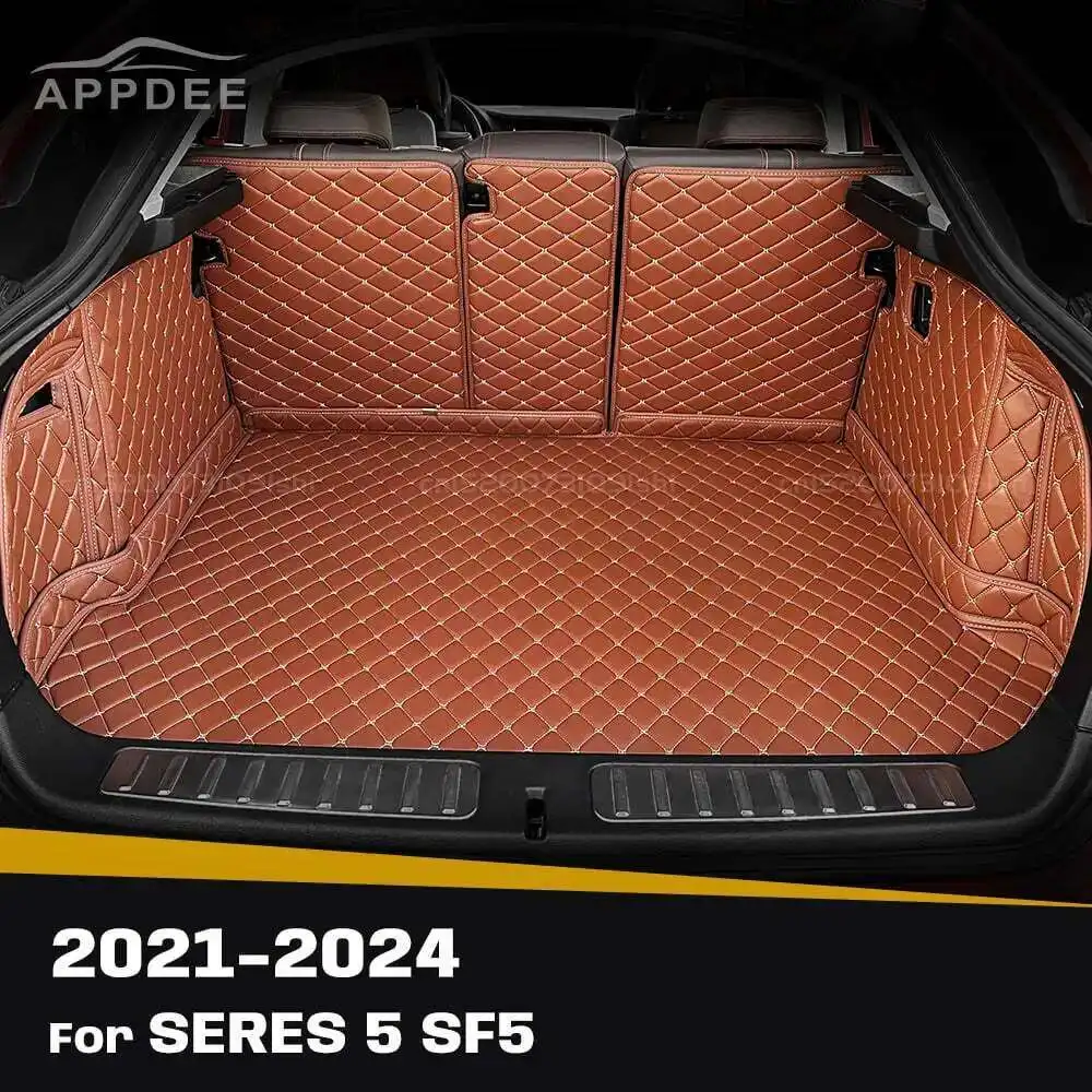 

Для SERES 5 SF5 2021-2024 22 23 автоматический коврик для багажника с полным покрытием, автомобильный антигрязный коврик, защитный коврик, грузовой вкладыш, аксессуары для интерьера