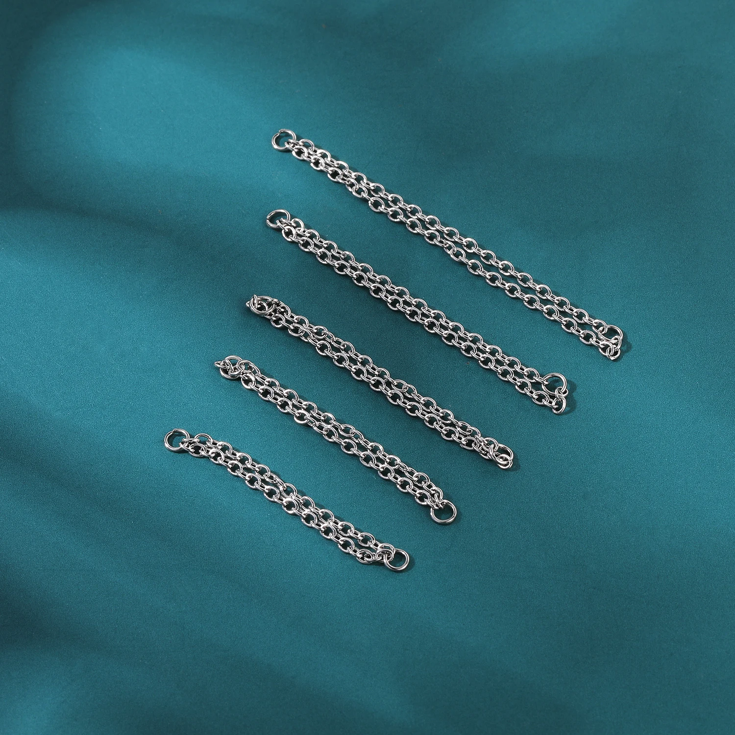 ZS 20G Schwarze Spike Nasenloch Piercings Edelstahl Kegel Nasenstecker Doule Nasenpiercing Schmuck Lange Spike Nasenloch Ringkette – Detail 10