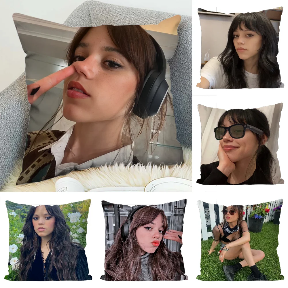 

Jenna Ortega Pillow Case Luxury Double-sided For Car Pillows 45x45 Cushions Cover Home And Decoration Sofa Pillowcase 50x50