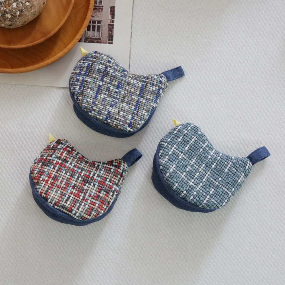 Cute Cloth Pot Holder Bird Heat Insulate Heat Clamp Thick Anti Scald Oven Glove Kitchen Use