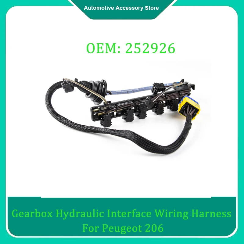 

252926 1Piece AL4 Automatic Gearbox Hydraulic Interface Wiring Harness Genuine For Peugeot 206 307 308 408 Citroen