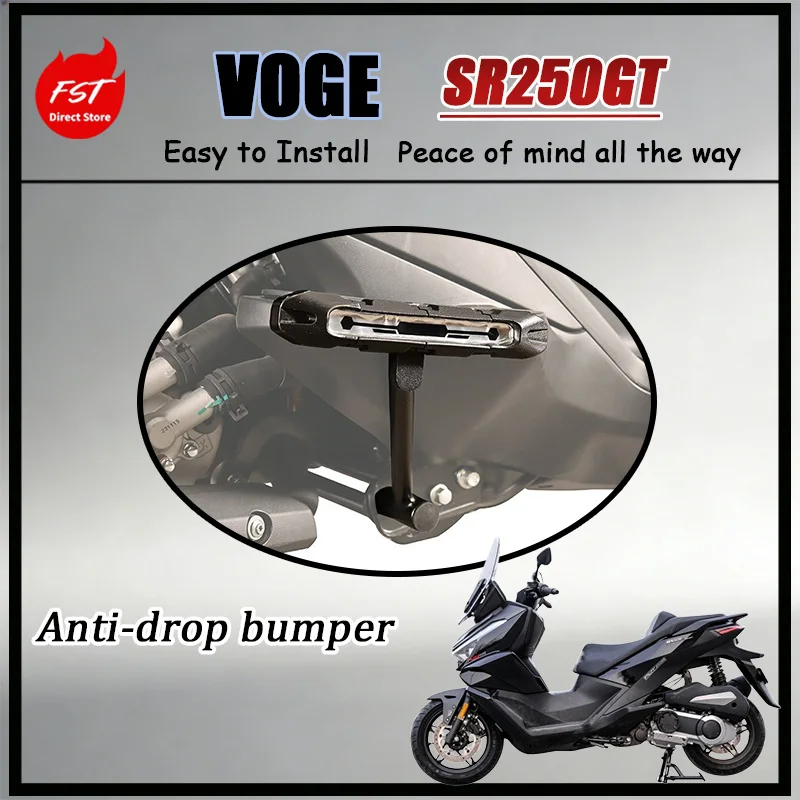 

Voge SR250GT Mod Kit Anti-Collision Safety Bar with Thickened Cargo Support Ergonomic Backrest for Comfortable Gaming Experience