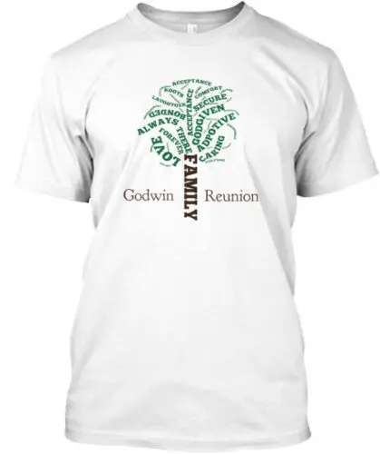 Godwin Reunion T-Shirt Made in the USA Size S to 5XL