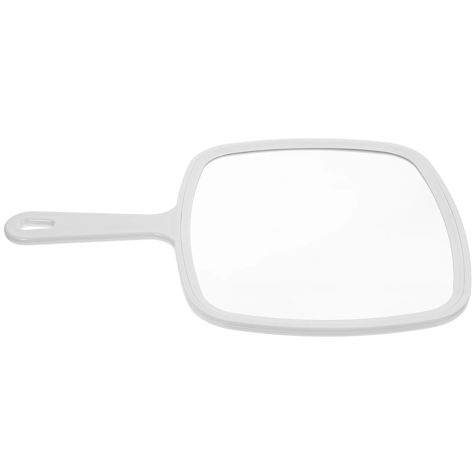 Espejo de mano portátil, exquisito espejo de mano de Material ABS de aluminio para mujeres y niñas, maquillaje de viaje, reflejo claro No