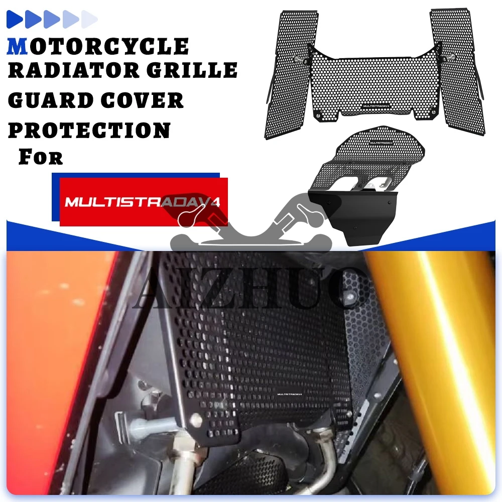 For Ducati S Sport Rally 2024 2025 2026 Multistrada V4 Motorcycle Accessories Radiator Grille Guard Protector Cover Protection