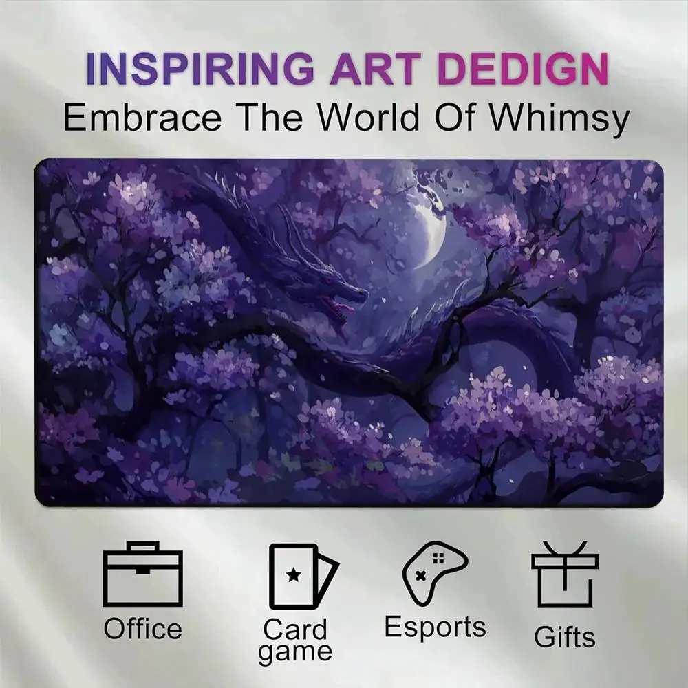 Purple Dragon Scenery Large Gaming Mouse Pad Gamer Desk Mat Carpet Mousepad Keyboard Computer mats Pc Accessories