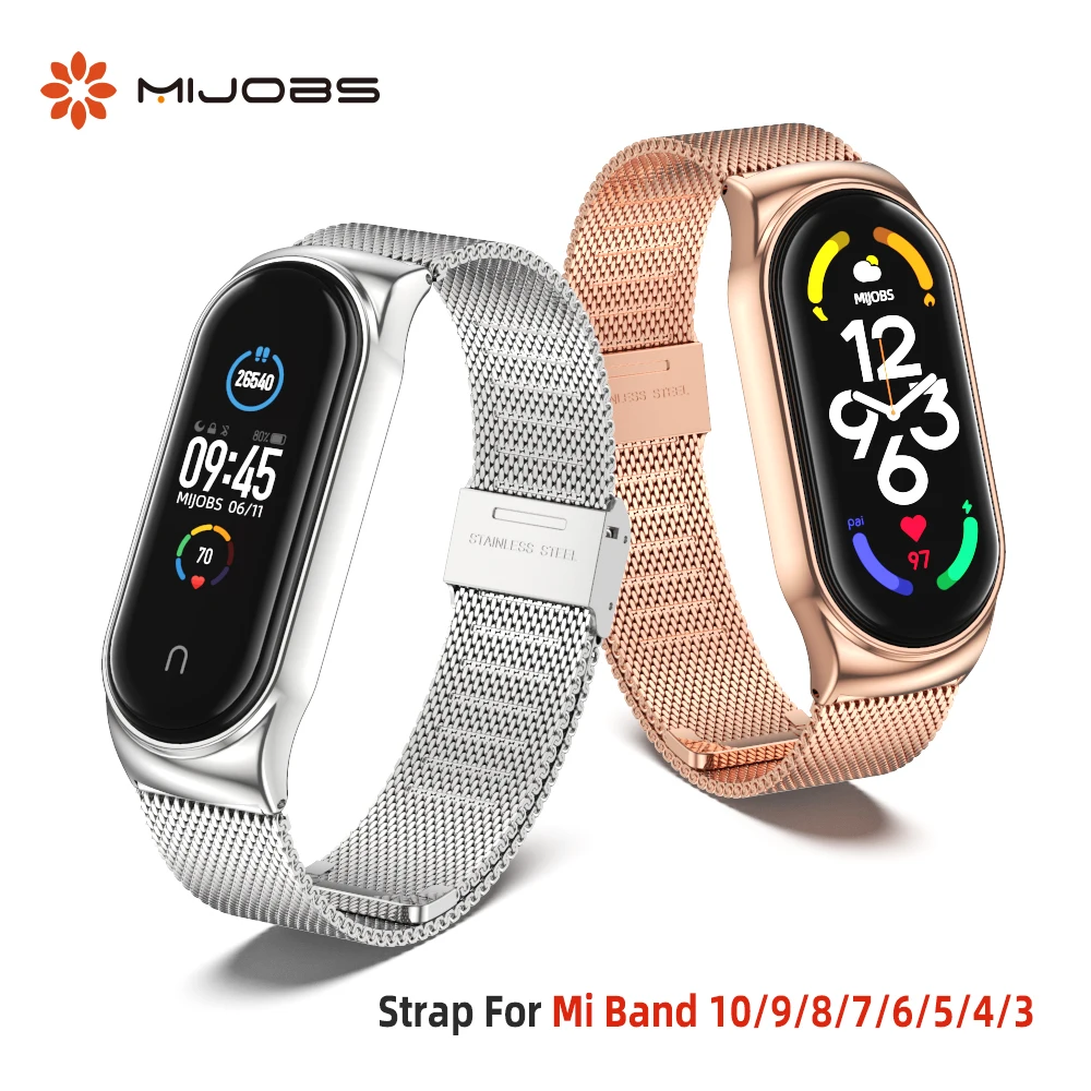 Strap for Mi Band 9 8 7 6 5 4 3 Wristband Bracelet Xiaomi Smart Band 8 Strap For Mi Band 7 Watchband for Amazfit Band 5 Strap
