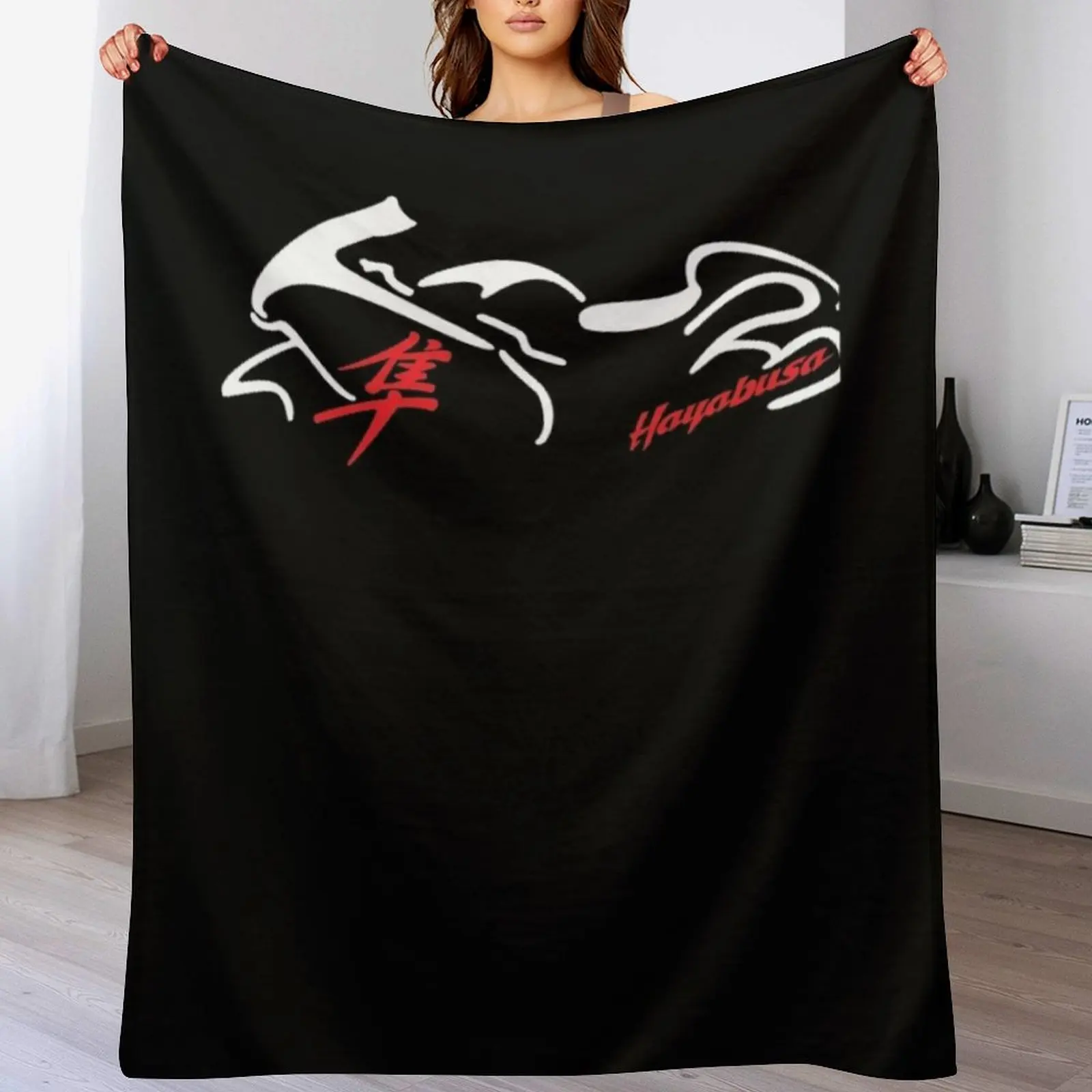 HAYABUSA Throw Blanket Decoratives funny gift Hair Blankets