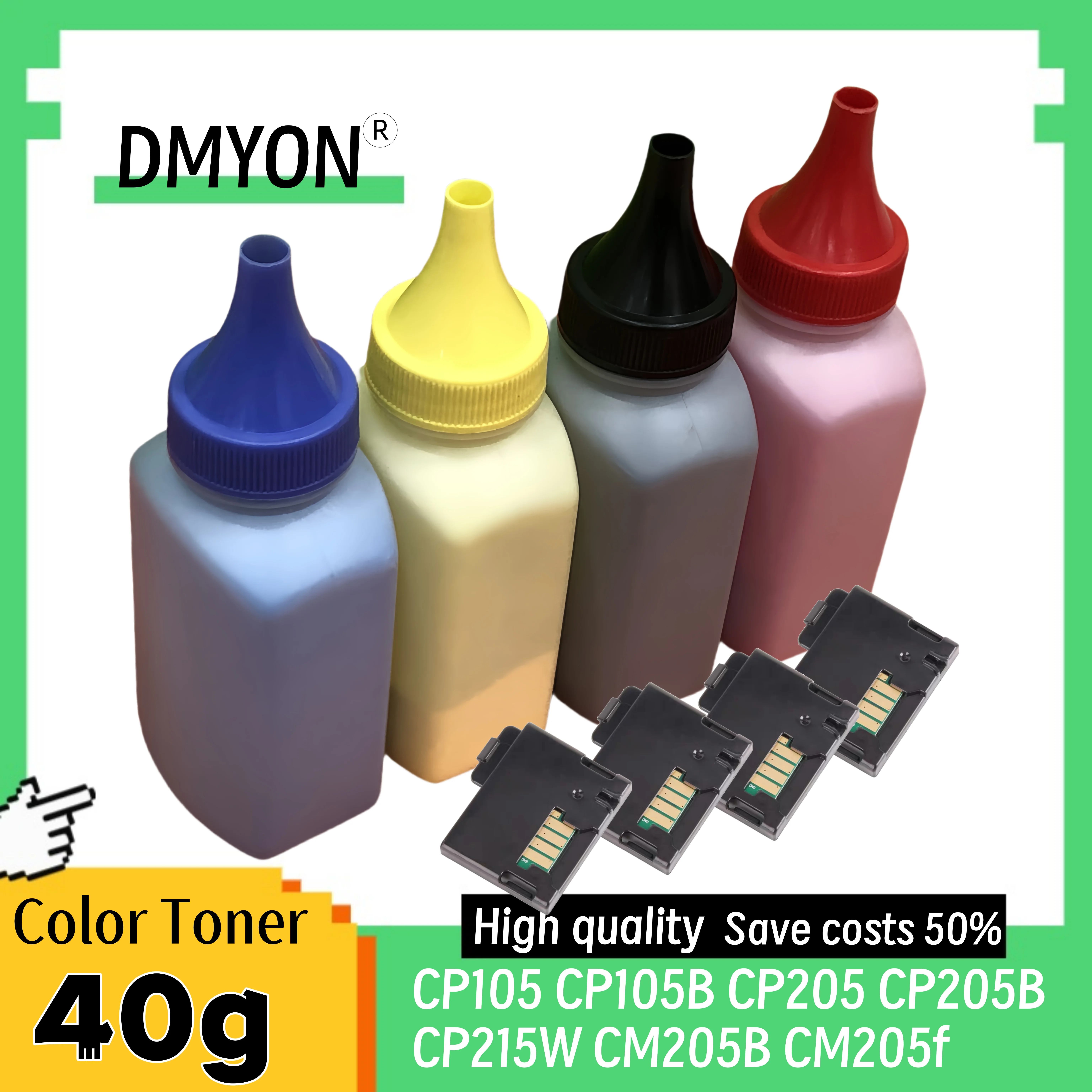 

Toner Powder Compatible for Xerox CP105 CP105B CP205 CP205B CP215W CM205B CM205f CM205fW CM215B CM215F CM215 Cartridge Rest Chip