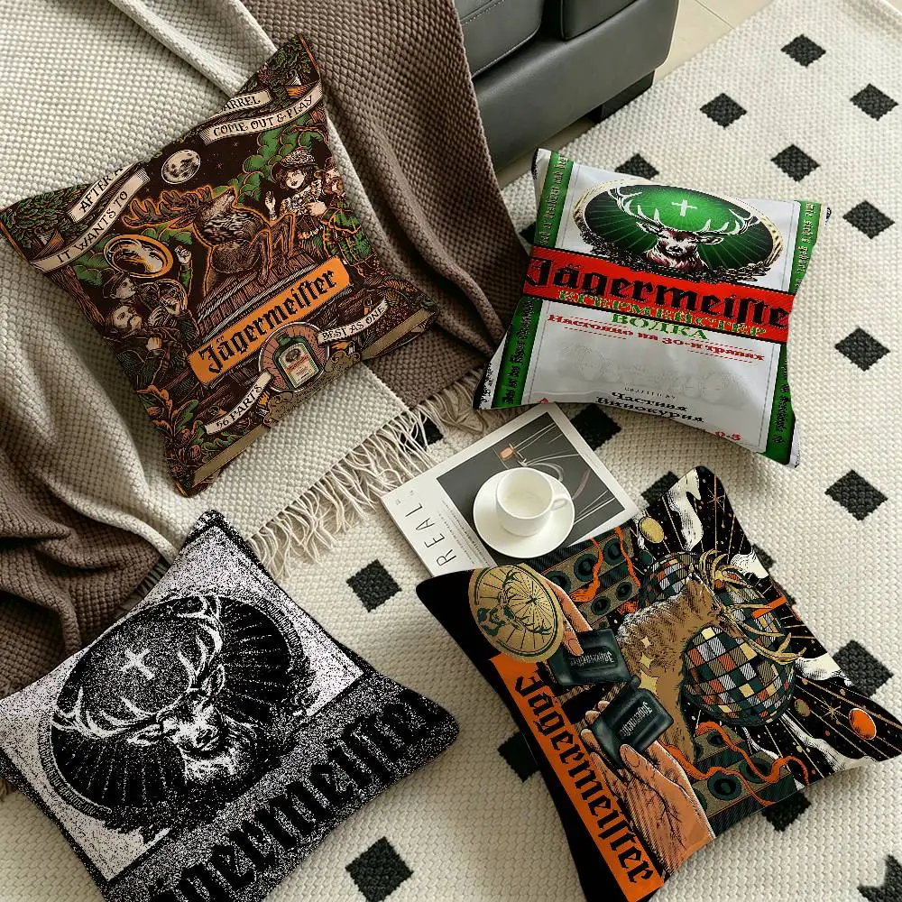 J-Jagermeister Anime Lucky Dragon pillow cover sofa cushion cover home room decoration children gift