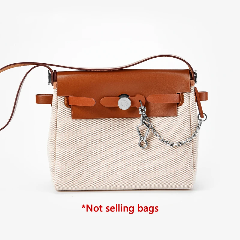 Leather Pin For Herbag 31 Women Bag Leather Pin Cap Lock Chain Tree Paste Leather Anti Wear Sheet Bag Accessories