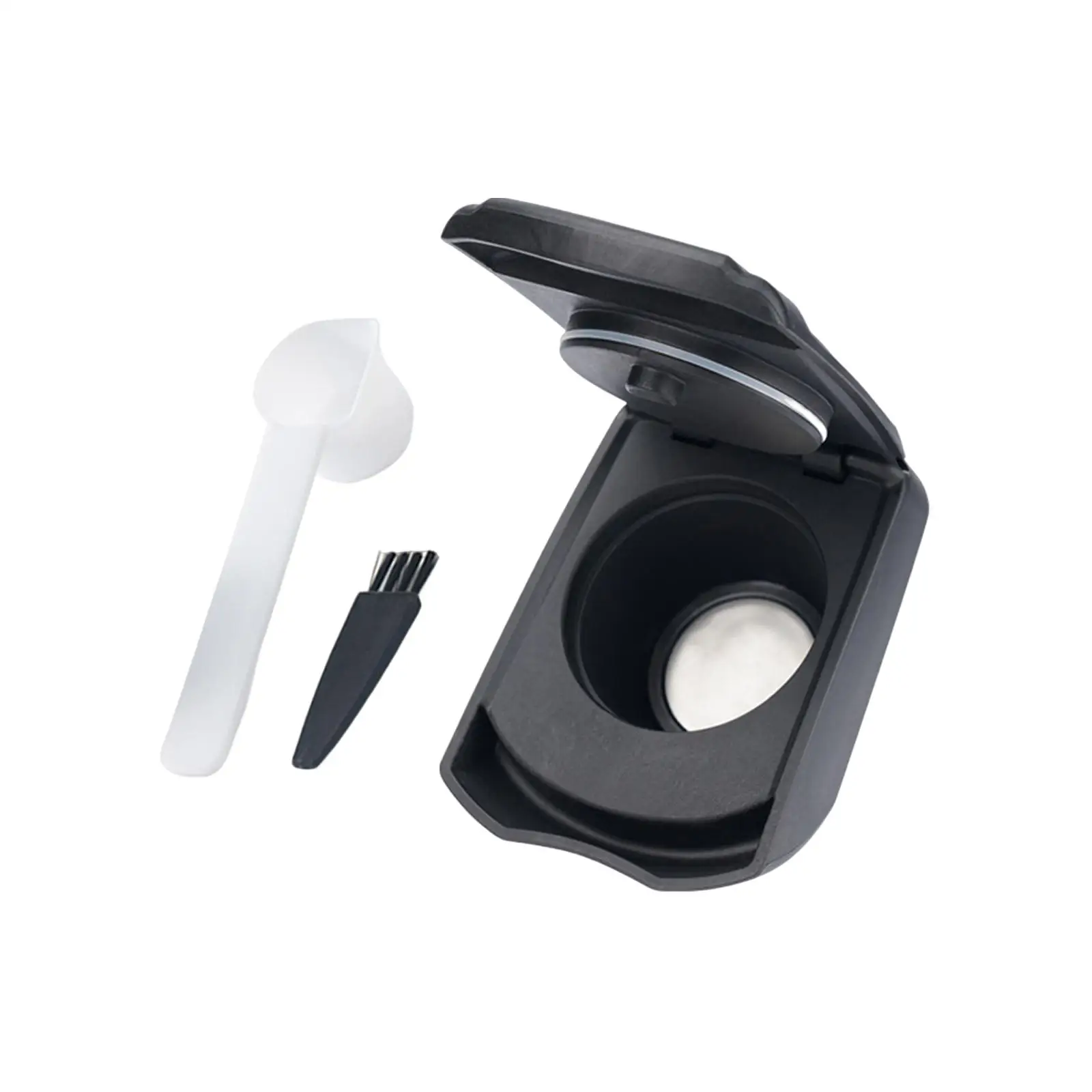 محول كبسولة أدوات القهوة مانعة للتسرب مع فرشاة وملعقة محول القهوة