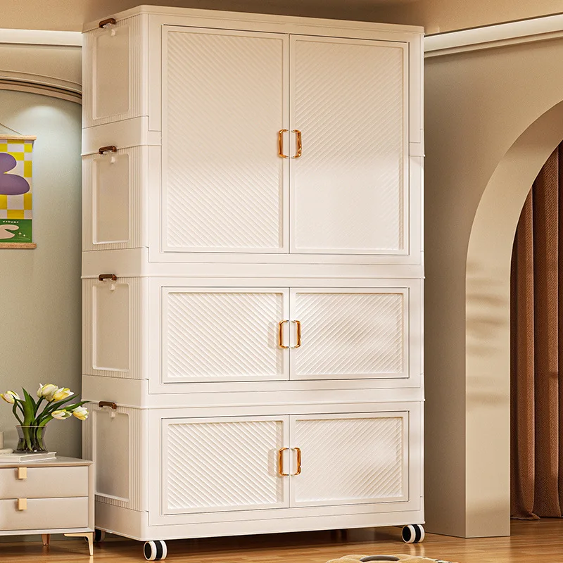 

Nordic Wardrobe Small Apartment Wardrobes Multi-functional Storage Locker Home Clothes Multi-layer Clostes Bedroom Furniture