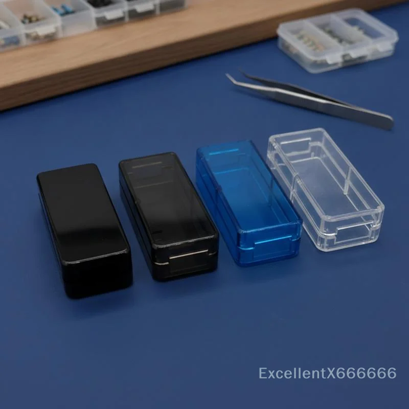 USB Charger Junction Housing 53*24*14mm Durable Non-toxic ABS Plastic Project Case for School Electronic Teaching Experiments