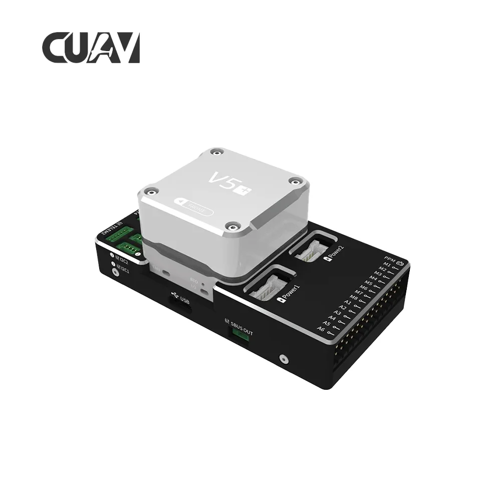 CUAV V5+ V5 Plus Autopilot Pixhack Flight Controller for FPV Drone Quadcopter Helicopter RC Airplane Plane UAV Hobby DIY Toy