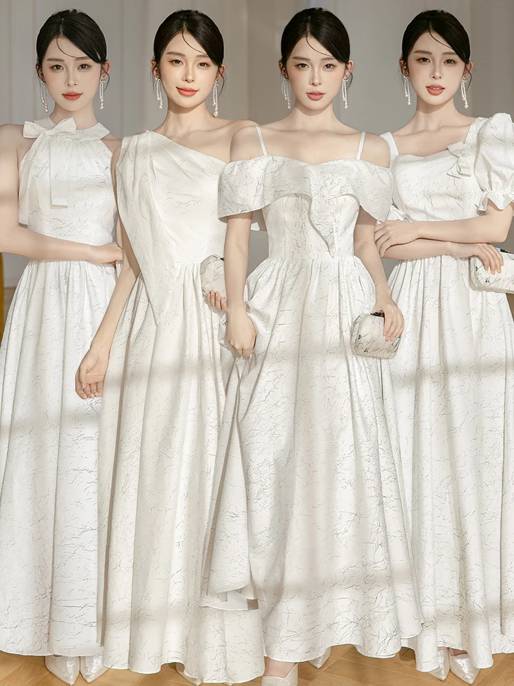 

Новинка! Летнее платье Ele White Maidsmaid Dr 2026: высококачественное, комфортное, для повседневной носки.