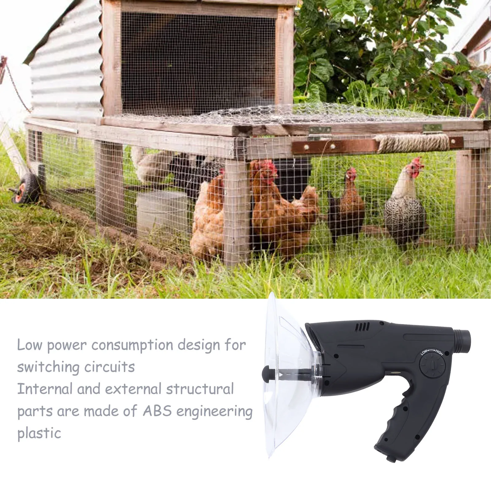 Bird Watching Instrument Low Energy Consumption ABS Engineering Plastic Black Long Distance Birdwatching Equipment